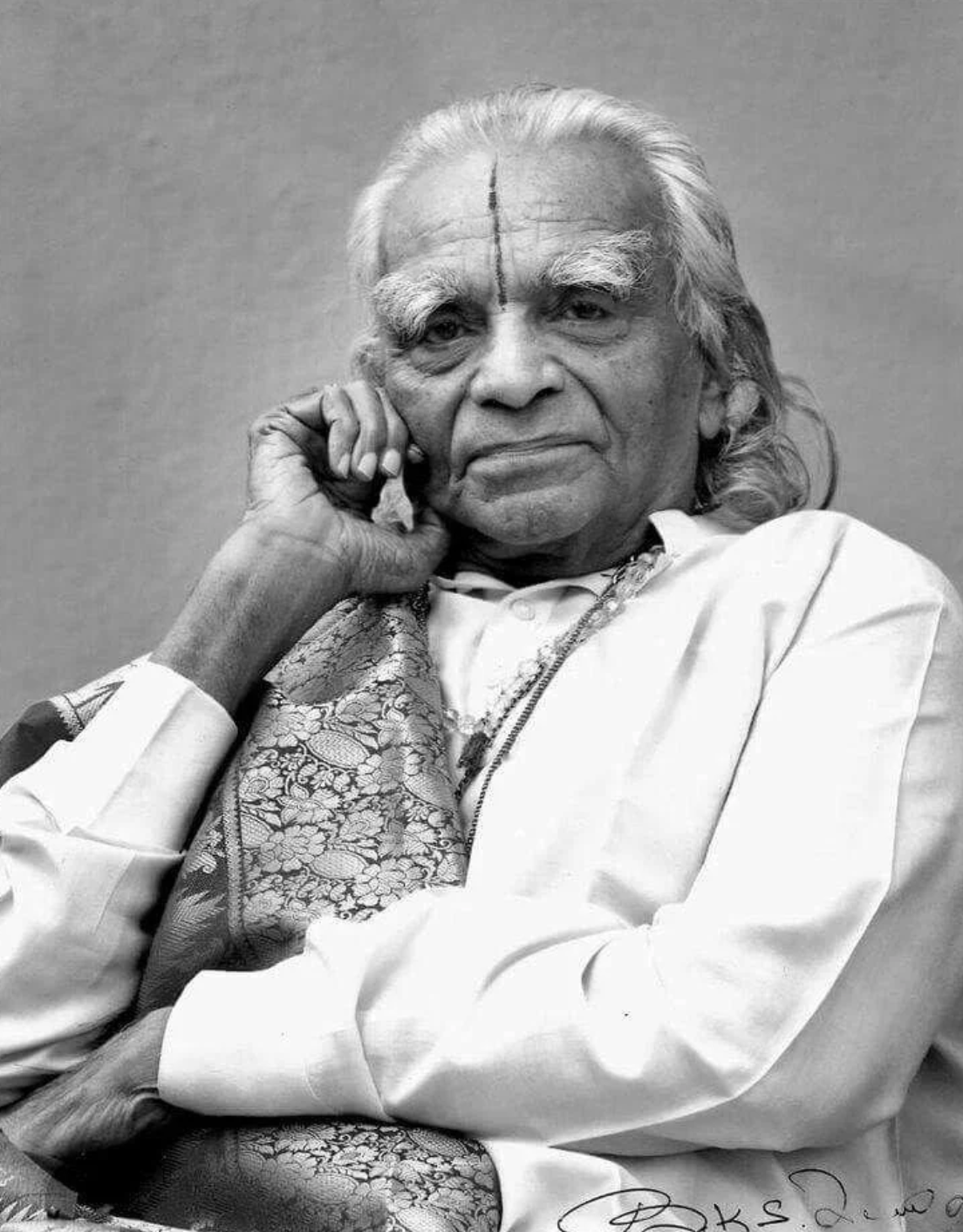 Portrait de B.K.S. Iyengar